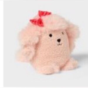 Pilllowfort mini weighted plush poodle NWT